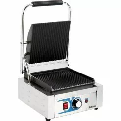 Heavy Duty Panini Contact Grill Single Ribbed | Adexa MLP811