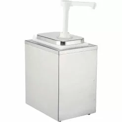 Commercial Condiment/Sauce Pump Dispenser 1x2 Litre Stainless Steel | Adexa NHP001