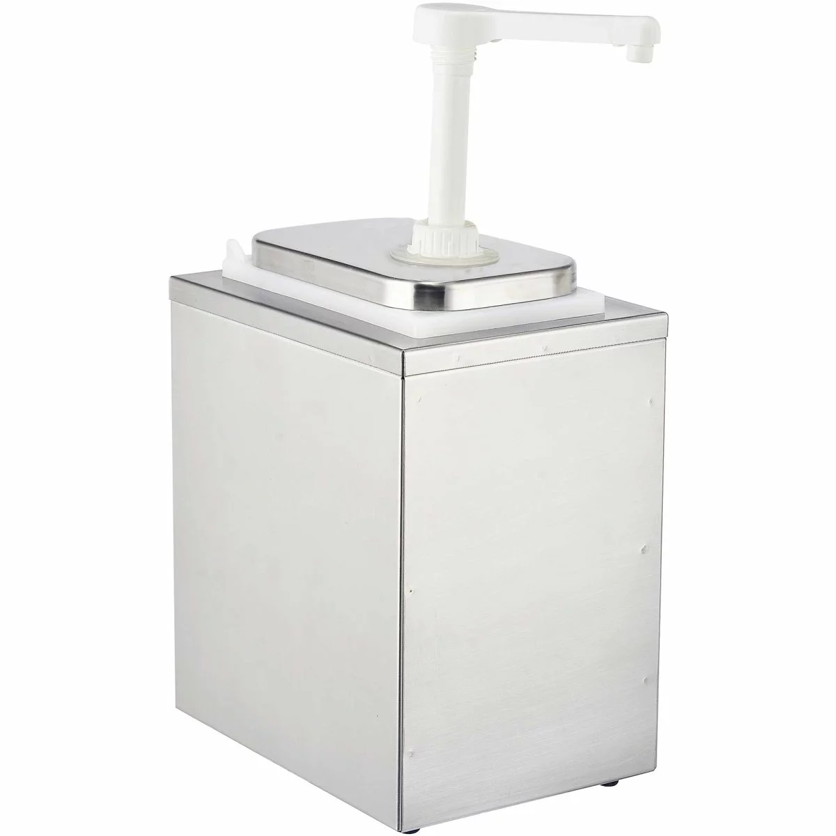 Commercial Condiment/Sauce Pump Dispenser 1x2 Litre Stainless Steel | Adexa NHP001 1 Commercial Condiment/Sauce Pump Dispenser 1x2 Litre Stainless Steel | Adexa NHP001