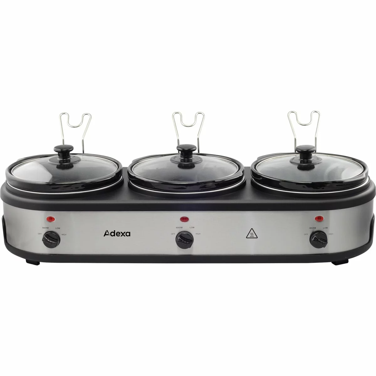 Ceramic Pot Slow Cooker 3x2.5 Litres | Adexa NSC325 1 Ceramic Pot Slow Cooker 3x2.5 Litres | Adexa NSC325