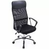 Mesh & Leather Office Chair Black | Adexa OC014