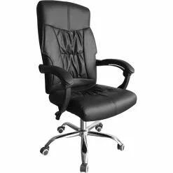 Leather Office Executive Chair Black | Adexa OC038