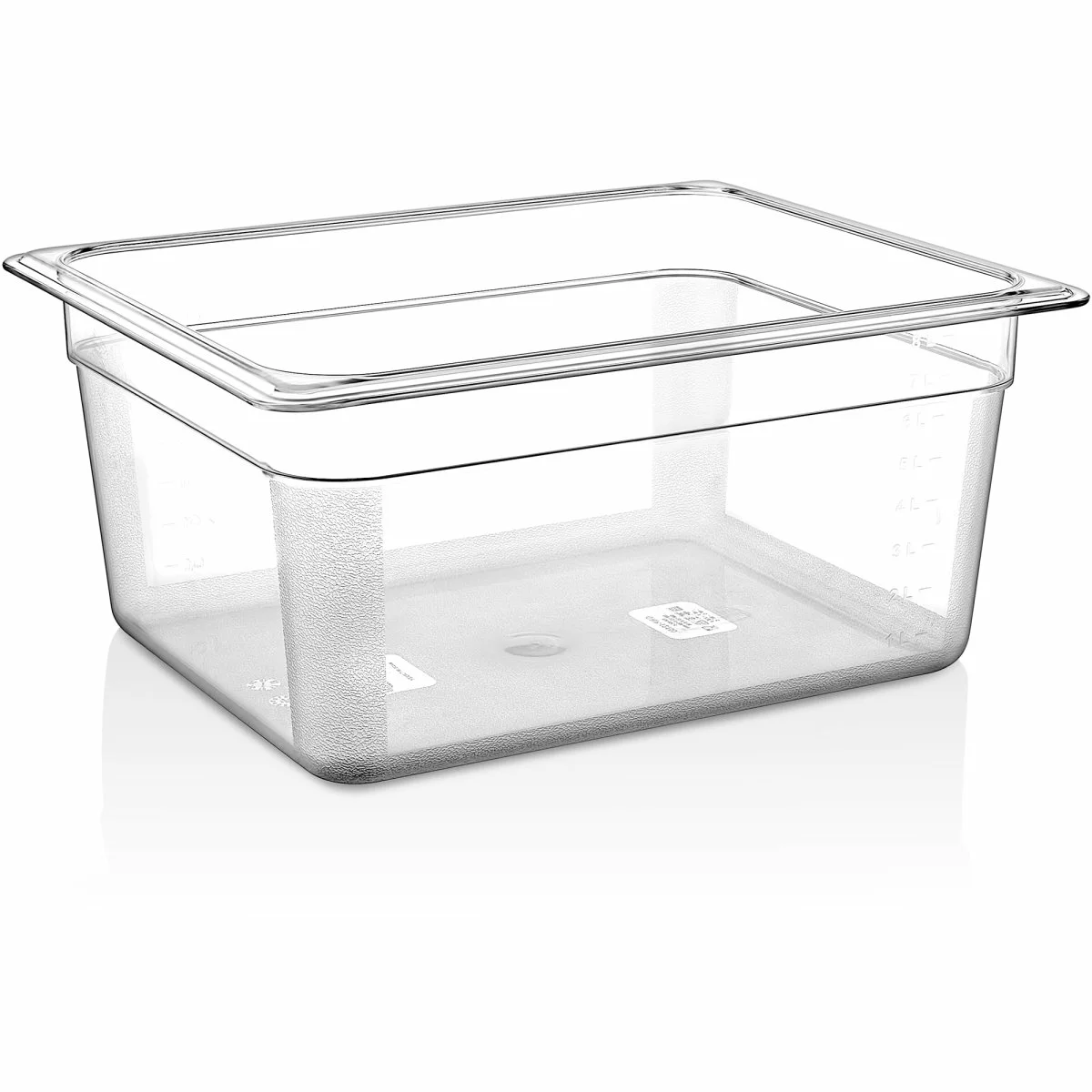 Polycarbonate Gastronorm Pan GN1/2 Depth 150mm Clear | Adexa P8126 1 Polycarbonate Gastronorm Pan GN1/2 Depth 150mm Clear | Adexa P8126