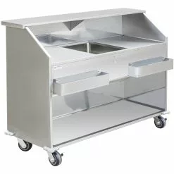 Commercial Portable Bar Stainless Steel 1550x580x1200mm | Adexa PB2361SS