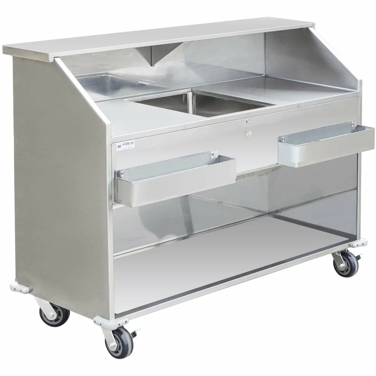 Commercial Portable Bar Stainless Steel 1550x580x1200mm | Adexa PB2361SS 1 Commercial Portable Bar Stainless Steel 1550x580x1200mm | Adexa PB2361SS