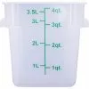 Food Storage Container 3.8 Litre Polypropylene | Adexa PPFSC4