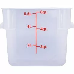 Food Storage Container 5.5 Litre Polypropylene | Adexa PPFSC6