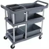 Professional Dish Collecting/Bussing Trolley 6 Bins | Adexa PST03C