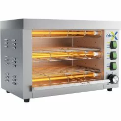 Commercial Quartz Salamander Grill Oven Double 360x245x295mm 3.25kW | Adexa QTO360