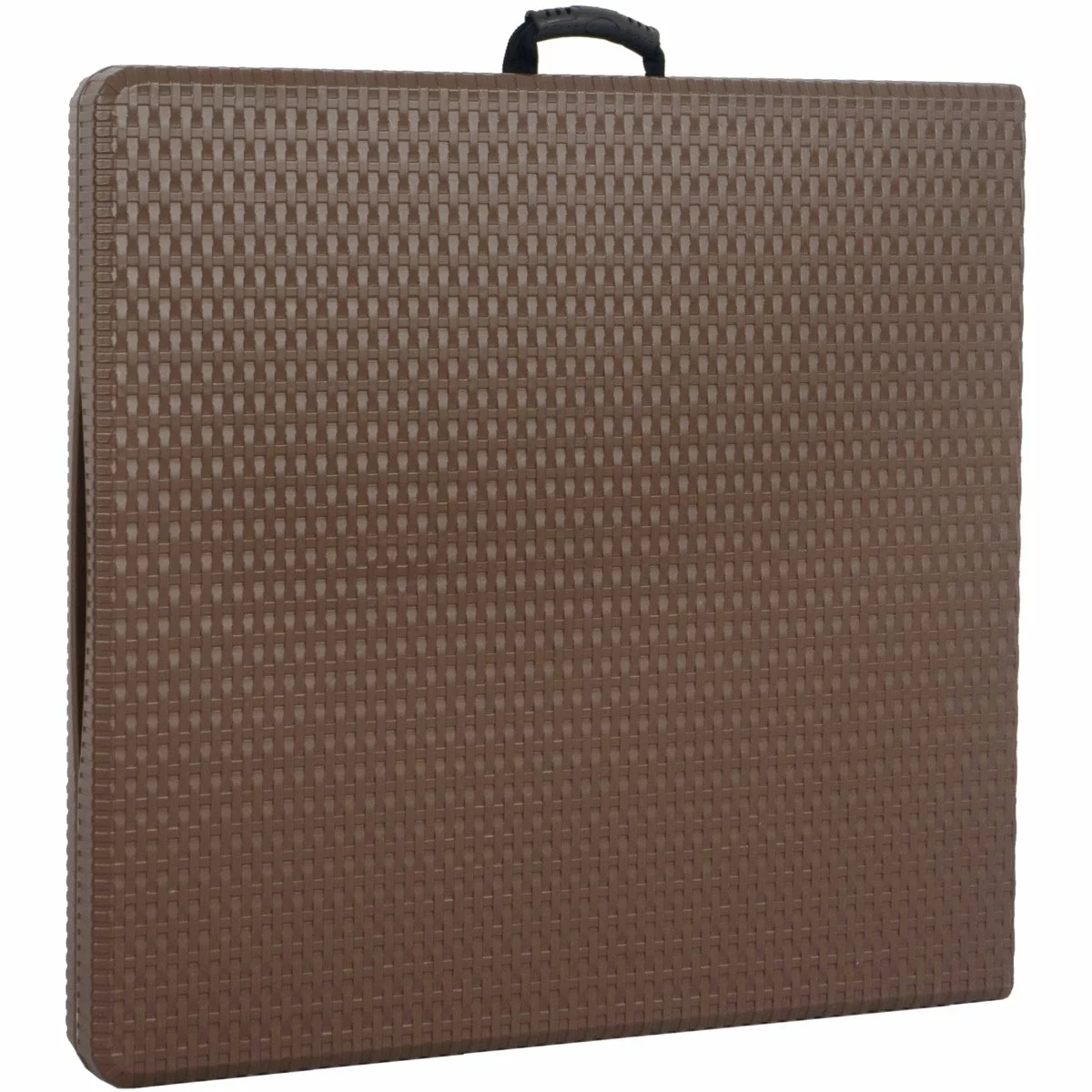 Folding Rattan Design Picnic Table 5ft Brown Plastic | Adexa HQR152 2 Folding Rattan Design Picnic Table 5ft Brown Plastic | Adexa HQR152 - Image 2