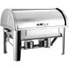 Roll Top Chafer GN1/1 Stainless Steel Mirror Polish 9 Litres | Adexa R23301