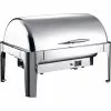 Roll Top Chafer Electric Heating GN1/1 Stainless Steel Mirror Polish 9 Litres | Adexa RA2301BE