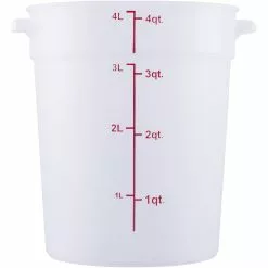 Food Storage Container 4 Litre Translucent Polypropylene | Adexa RSC4