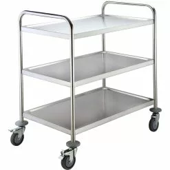 Commercial Serving/Service/Clearing Trolley Stainless Steel 3 Tier 860x540x940mm | Adexa RST3A