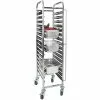 Rack/Tray/Pan Trolley Stainless Steel Gastronorm GN1/1 15 Tier | Adexa RT1115