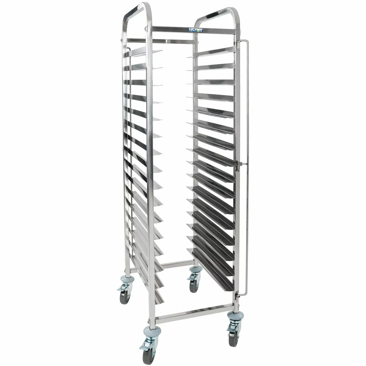 15 Tier Rack/Tray/Pan Trolley Stainless Steel 30xGN1/1 Tray Capacity | Adexa RT2115 1 15 Tier Rack/Tray/Pan Trolley Stainless Steel 30xGN1/1 Tray Capacity | Adexa RT2115