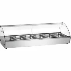 Hot Display Showcase 6xGN1/3 Countertop | Adexa RTR6