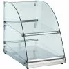 Curved Front Glass & Acrylic Display 70 Litre Show Case Cabinet 350x600x520mm | Adexa RTZ70L