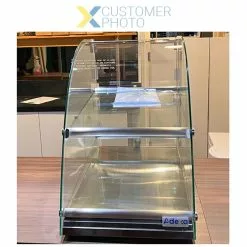 Curved Front Glass & Acrylic Display 70 Litre Show Case Cabinet 350x600x520mm | Adexa RTZ70L -Cooking Appliances Sales Store RTZ70L 1200x1200 2