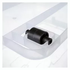 Pack Of 8 Plastic Storage Box With Wheels & Lid & Clips 50 Litre 560x390x310mm Polypropylene | Adexa S1050 -Cooking Appliances Sales Store S1027 1 1200x1200 1