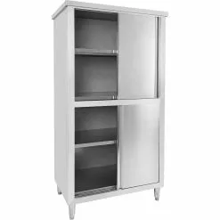 Commercial Stainless Steel High Storage Cabinet 4 Shelf 800x600x1800mm | Adexa SHC8060