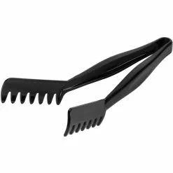 11" Black Angled Spaghetti Tongs Polycarbonate| Adexa SPTONG1