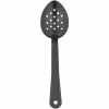 11" Buffet Catering Perforated Serving Spoon Black Polycarbonate| Adexa SSPC11P