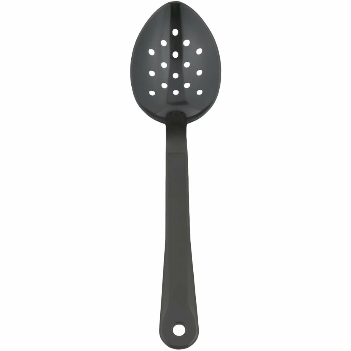 11" Buffet Catering Perforated Serving Spoon Black Polycarbonate| Adexa SSPC11P 1 11" Buffet Catering Perforated Serving Spoon Black Polycarbonate| Adexa SSPC11P