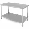 Commercial Work Table Stainless Steel Bottom Shelf 2000x600x850mm | Adexa SW2006
