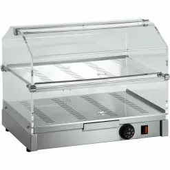 Professional Heated Showcase Display 2 Levels | Adexa SW395