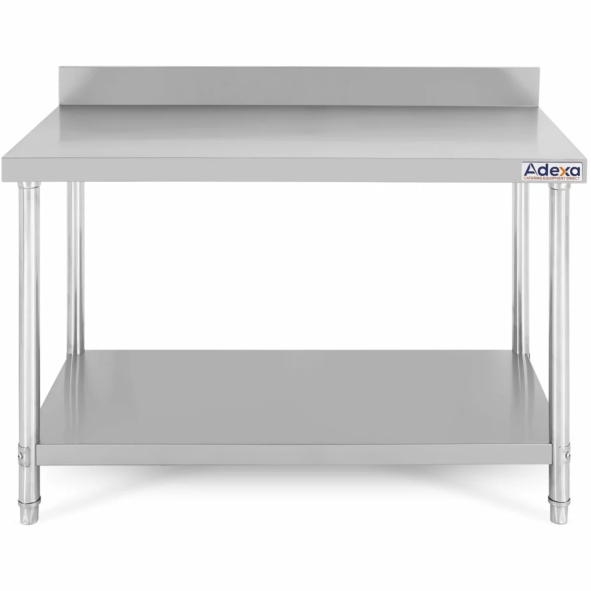 Commercial Work Table Stainless Steel Rear Upstand Bottom Shelf 1500x600x850mm | Adexa SW1506S 2 Commercial Work Table Stainless Steel Rear Upstand Bottom Shelf 1500x600x850mm | Adexa SW1506S - Image 2