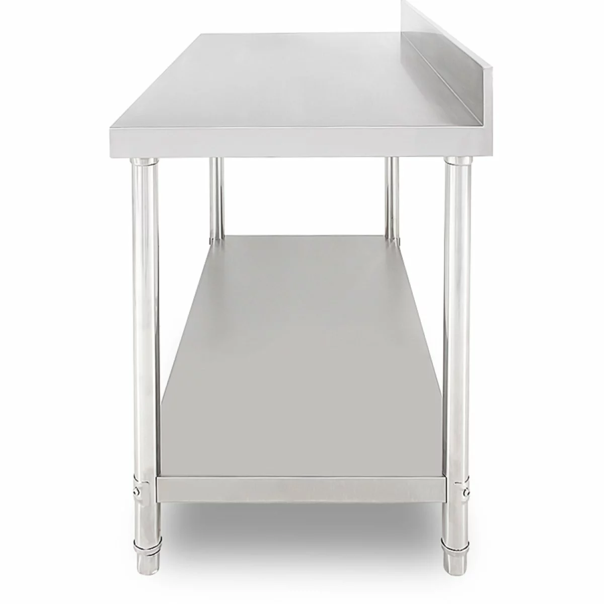 Commercial Work Table Stainless Steel Rear Upstand Bottom Shelf 1500x600x850mm | Adexa SW1506S 3 Commercial Work Table Stainless Steel Rear Upstand Bottom Shelf 1500x600x850mm | Adexa SW1506S - Image 3
