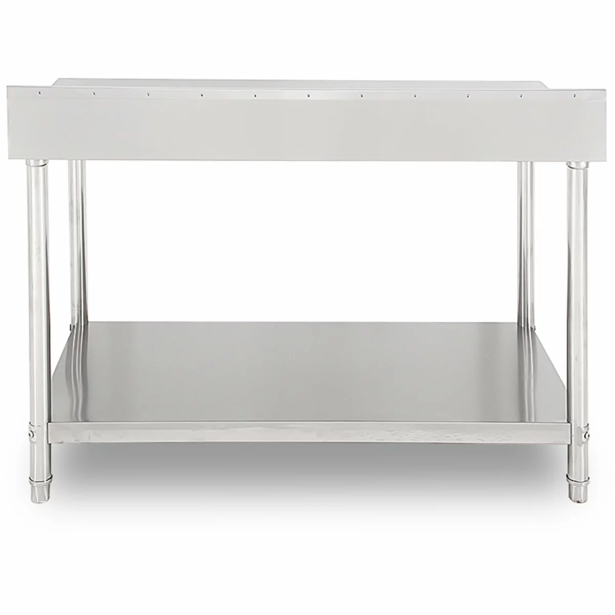 Commercial Work Table Stainless Steel Rear Upstand Bottom Shelf 1500x600x850mm | Adexa SW1506S 4 Commercial Work Table Stainless Steel Rear Upstand Bottom Shelf 1500x600x850mm | Adexa SW1506S - Image 4