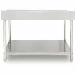 Commercial Work Table Stainless Steel Rear Upstand Bottom Shelf 1600x600x850mm | Adexa SW1606S -Cooking Appliances Sales Store SWS 3 1200x1200 8