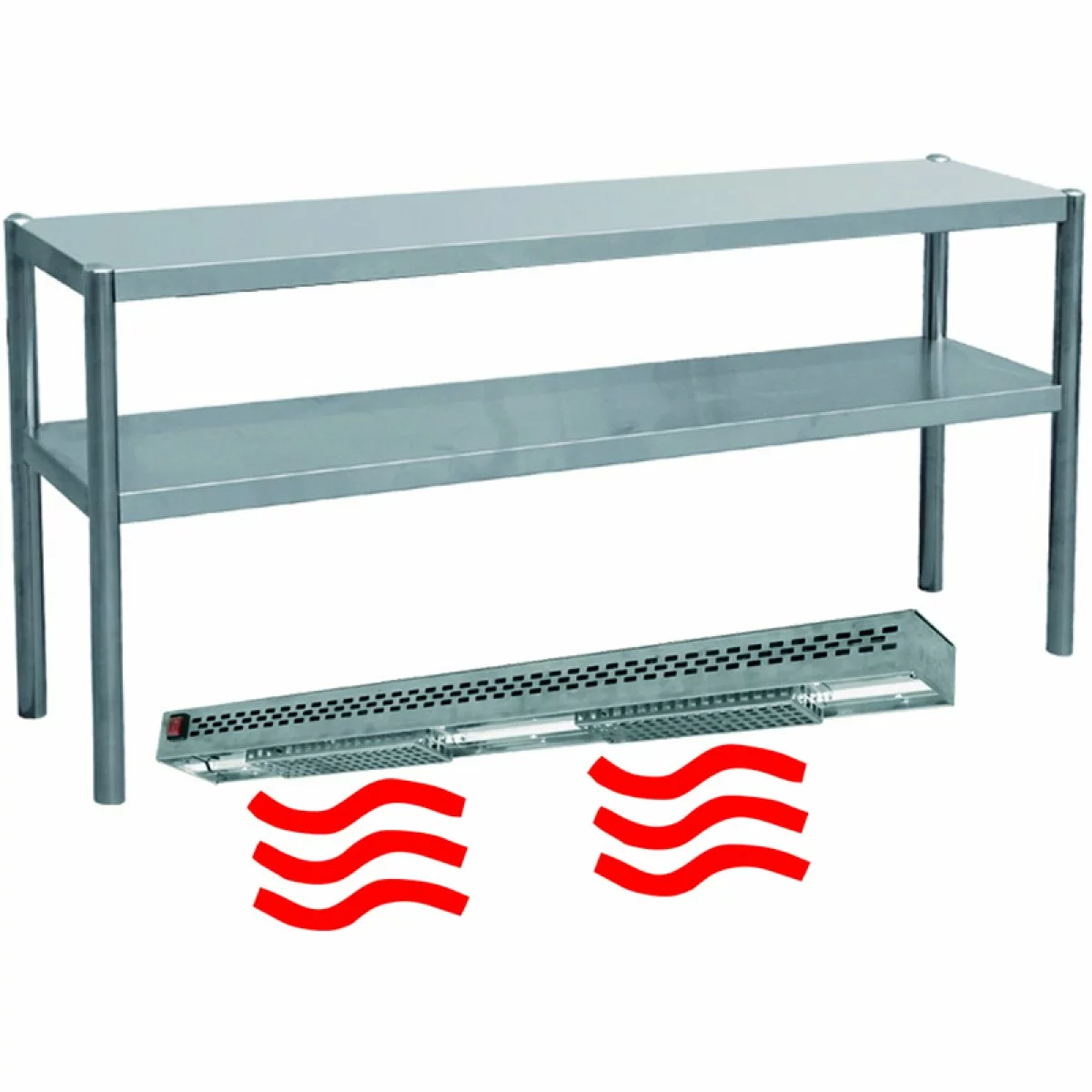 Heated Gantry With Strip Heater 2 Levels Width 1400mm Height 700mm | Adexa THAB2R147-THKBS133 1 Heated Gantry With Strip Heater 2 Levels Width 1400mm Height 700mm | Adexa THAB2R147-THKBS133