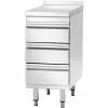 Commercial Drawer Cabinet Stainless Steel 3 Drawers Upstand Width 500mm Depth 700mm | Adexa THSS3R57A