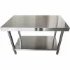Professional Work Table Stainless Steel Bottom Shelf 1000x600x850mm | Adexa TOR1060