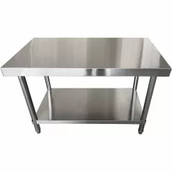Professional Work Table Stainless Steel Bottom Shelf 800x600x850mm | Adexa TOR8060