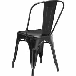 4pcs Bistro Dining Chair Steel Black Indoors | Adexa WW60 -Cooking Appliances Sales Store TP001B 2 1200x1200 1