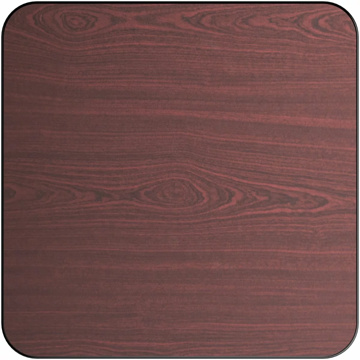 Laminated Square Table Top Reversible Mahagony & Black 30x30'' | Adexa TT3030MB 3 Laminated Square Table Top Reversible Mahagony & Black 30x30'' | Adexa TT3030MB - Image 3