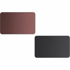 Laminated Rectangular Table Top Reversible Mahagony & Black 48x30'' | Adexa TT3048MB