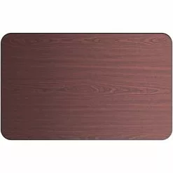 Laminated Rectangular Table Top Reversible Mahagony & Black 48x30'' | Adexa TT3048MB -Cooking Appliances Sales Store TT3048MB 1200x1200 3