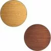 Laminated Round Table Top Reversible Walnut & Natural Ø30'' | Adexa TT30RWN