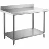 Professional Work Table Stainless Steel Undershelf Upstand 900x600x900mm | Adexa W218E6090B