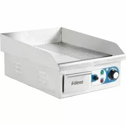 Commercial Griddle Smooth/Ribbed Small 1 Zone 2kW Electric | Adexa WHEG810AFR