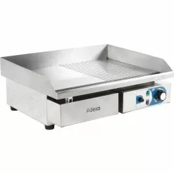 Commercial Griddle Smooth/Ribbed Medium 1 Zone 3kW Electric | Adexa WHEG818AFR