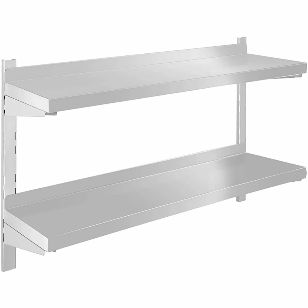 Wall Shelf 2 Levels 1200x350x600mm Stainless Steel | Adexa WM12035B 1 Wall Shelf 2 Levels 1200x350x600mm Stainless Steel | Adexa WM12035B