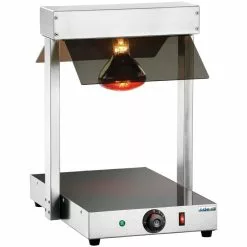Buffet Food Warmer With Gantry Stainless Steel 1 Infrared Lamp Sneeze Guards 1xGN1/1 | Adexa WM1F