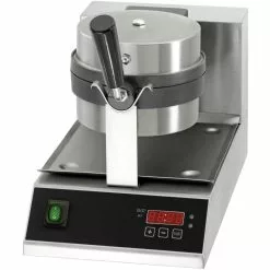 Commercial Premium Waffle Maker Round Digital Control Single | Adexa WB03D