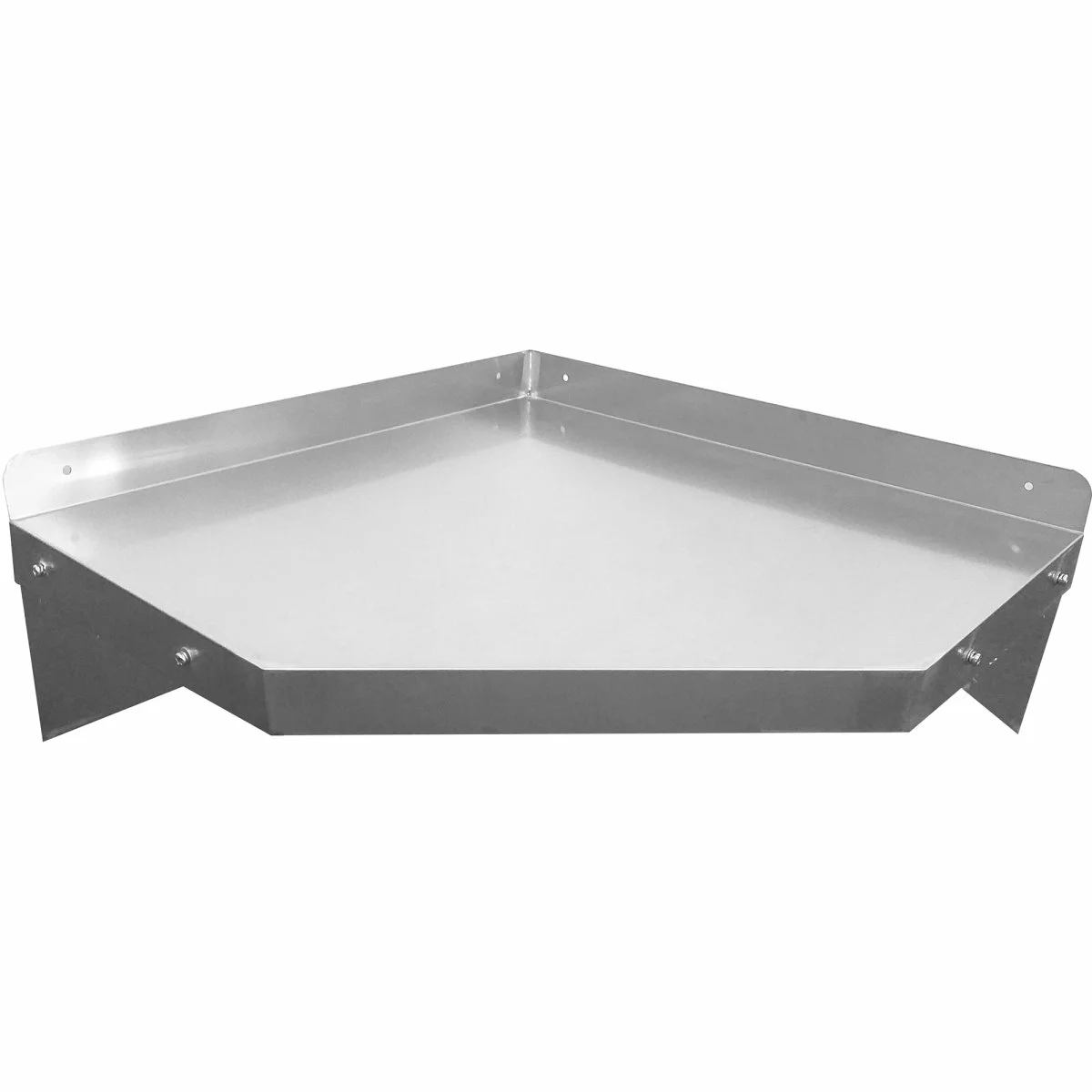 Wall Shelf Corner Unit Stainless Steel 600x600x250mm | Adexa WSCN6030 1 Wall Shelf Corner Unit Stainless Steel 600x600x250mm | Adexa WSCN6030